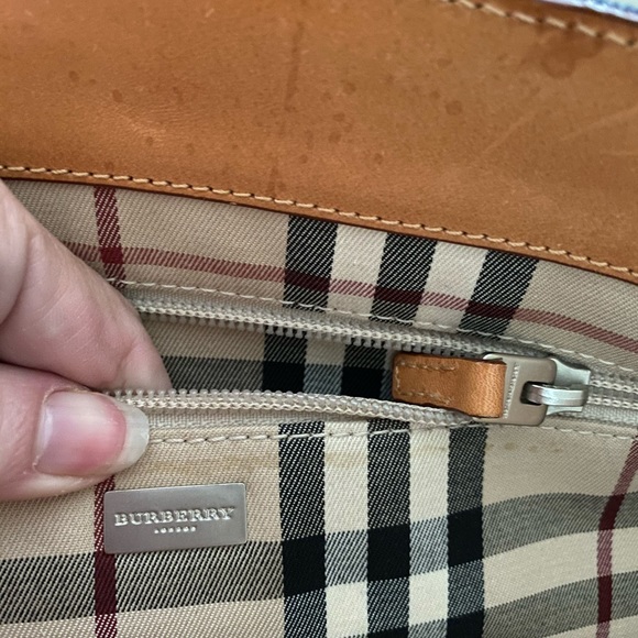 Burberry London Denim Nova check tote beach bag - Picture 5 of 12
